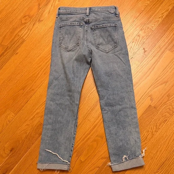 MOTHER Light Blue Ankle Jeans - Picture 5 of 5